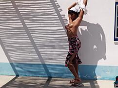 Angel Constance's Emotional Outdoor Strip