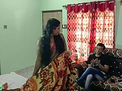 hot bhabhi enjoys intimate moments with friend recording in desi setting