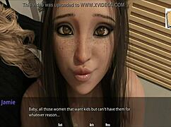 Wvm 66 Brunette Girlfriend Discovers John's Secret In Homemade 3d Erotic Video