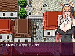 in the trials of a different species, the sister engages in hentai interactions with humans, starting with blowjobs and toys.