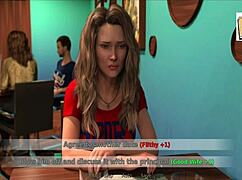 wife and mother-in-law play game