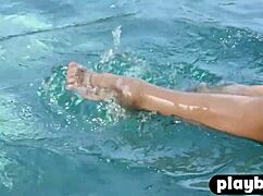 sexy big tits blonde milf bexie williams poses naked outdoor, showing her soft body