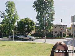 I picked up this big tit teen 18+ from the street and fucked her for cash