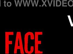 Petite woman receives facial after deep throat in bunny costume.