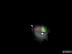 i couldn't handle my step girlfriend fucking my cock in this hentai game! 😍