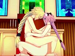 Jeanne D'Arc and Tamamo No Mae in Fate Grand Order Hentai