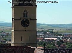 Top View of Scenic Sibiu Romania