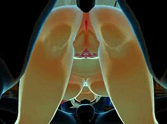 Candace overwhelmed by double penetration in wild anime hentai