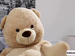 big tits lesbians tribbing and licking petite pussies