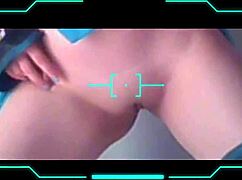 Chica cosplay miku in anime-inspired costume