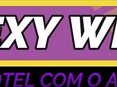 Wife relaxes in hotel with friend