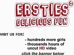 Anca and Rita tease with shaved pussies in hot pov fun