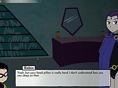 Starfire in 18Titans Cartoon Game Adventure