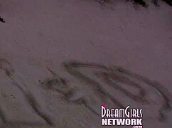 Oh wow, these shy first time flashers on the Florida beach!