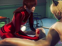 Sissy Asuka in Evangelion: A femboy's wild anime adventure