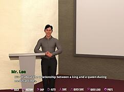 Yo, this naughty redhead in College Kings 2 wants my huge cock bad!