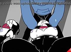 Mime and dash in cartoon adventure