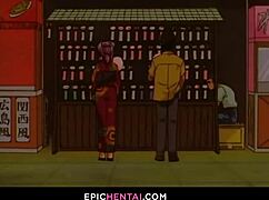 In this hentai, Mahoko experiences her first time with licking and big tits involved