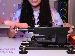 Testing My New Sex Machine - Agatha Dolly Loves Speed