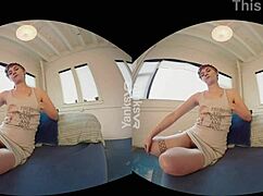 Amateur Mercy West Intensely Yanks Her Pussy To Climax In Softcore Solo