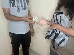 College Girl Fucked by Landlord for Rent Money