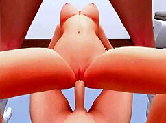 two teen lesbians call trans mistress for hard anal and facefuck in futanari anime hentai sims 4!