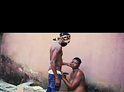 african neighbor's wife blows my big dick in hardcore action