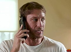 Babysitter river lynn's perfect asshole gets drilled by ryan mclane in close up.