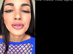 claudia bavel in cosplay, student role, tight pussy fingered with dildo, dirty talk, teasing until wet.