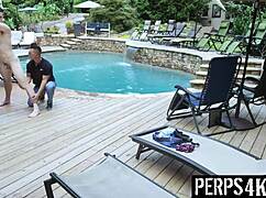 Boy gets ass loaded with cum from gay officer!