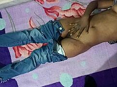 Homemade video of mature housewife in bedroom