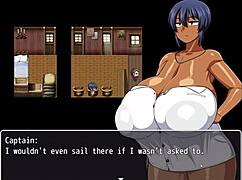 hey captain, wanna see my huge tits flash in this hentai game?