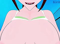 I love watching mari makinami and ritsuko akagi have intense sex in this hentai.