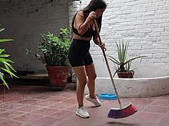 Innocent Employee Seduced By Boss In Backyard Fuck