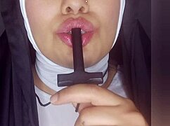 Sor Rita Masturbates with Dildo