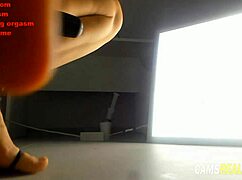 Big lips pussy masturbation with toys on webcam