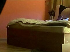 Russian slut in stockings screams as big cock fucks her pussy to orgasm!