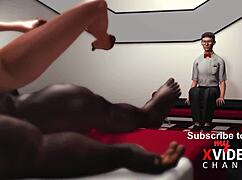 3d Cuckold Young Blonde With Big Black Cock