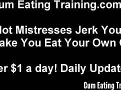 how does your own cum taste after this cei challenge?