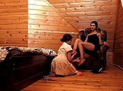 Rich Bitch and Husband Humiliate Poor Housekeeper in Wild 3some Encounter