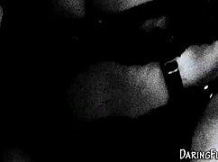 European beauty in stockings and lingerie gets railed by big cock. Classy hairy scene in high definition