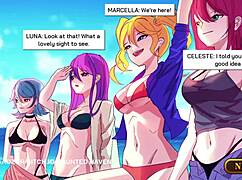 exploring the haunted haven in this anime adventure