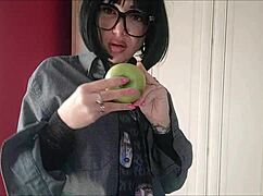 Lavinia strips from man’s clothes to reveal stunning natural tits