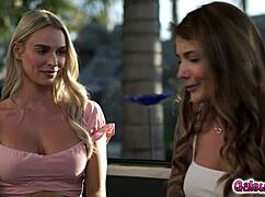 Adria And Emma's First Lesbian Orgasm.