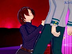 Shino Sosaki and Tomoko Shiretoko in My Hero Academia