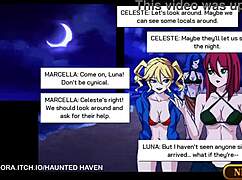 exploring the haunted haven in this anime adventure