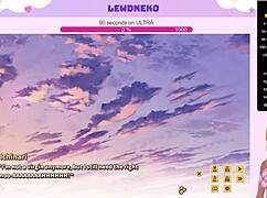 Vtuber Lewdneko experiences lewd moments in Love Cubed.