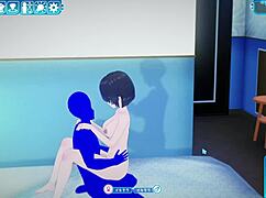 Asian 3D Cartoon Girl Has Big Tits Sex!