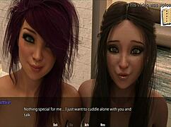 3D Anime Teens Jamie And Shauna Display Big Tits And Ass With Butt Plugs