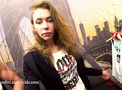 i swallow cum in public dressing room anal fuck with horny teen mia bandini